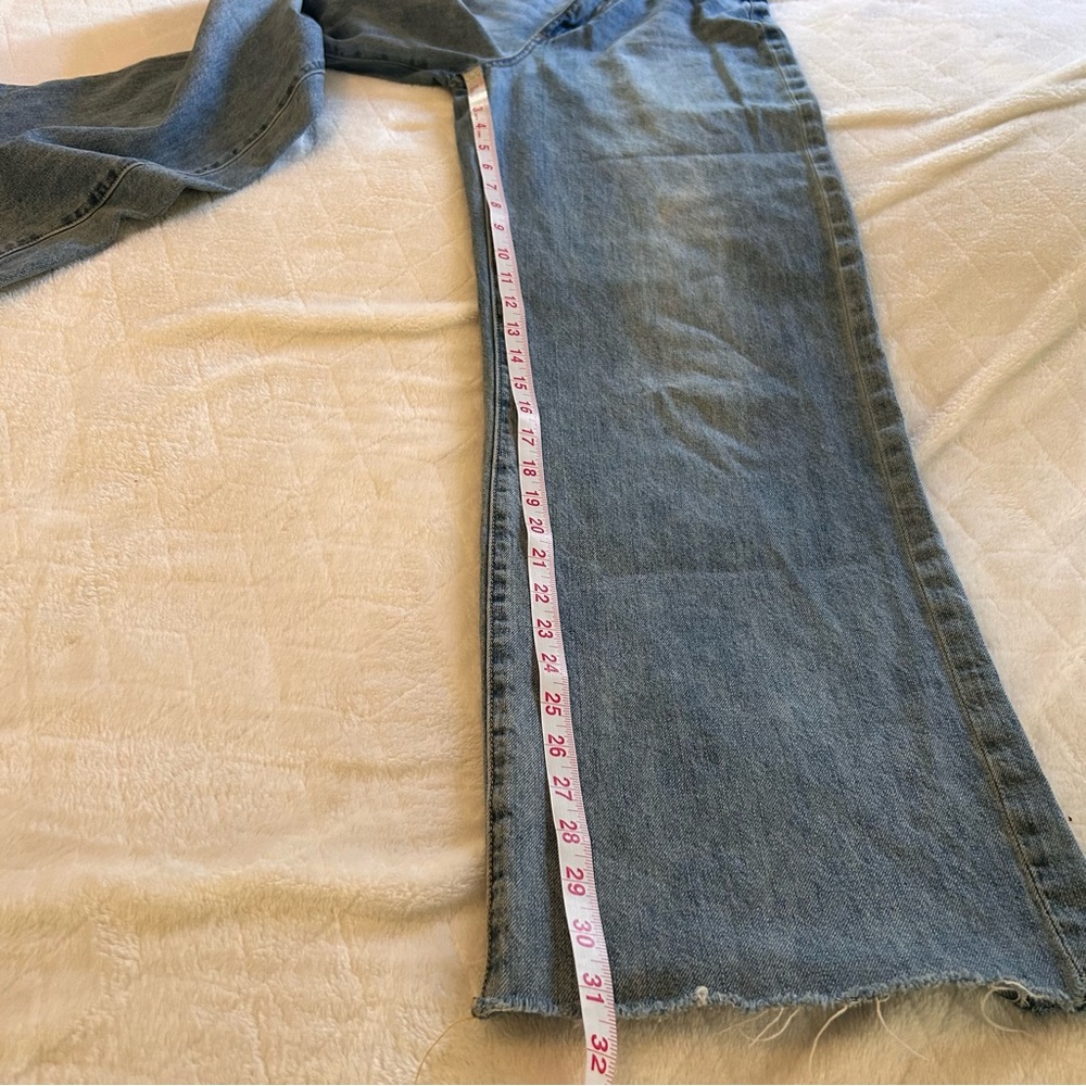 WeWoreWhat High Rise Wide Leg Jeans Light Wash size 25 - Picture 11 of 16
